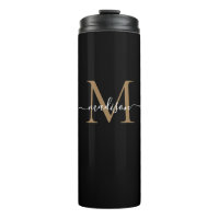 黒スタイリッシュ金ゴールドモノグラムガーリースクリプトフィットネス