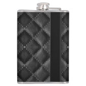 黒スタイリッシュ革モノグラカスタムム フラスク (裏面)