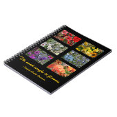 黒ステンドグラス窓花園 ノートブック (左側)