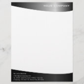 黒ステンレス鋼プロフェッショナルレターヘッド レターヘッド (正面)