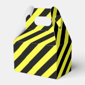 黒ストライプと黄色 フェイバーボックス (裏面サイド)