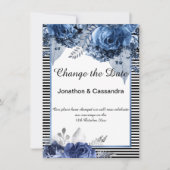 黒ストライプの色のフローラ縁どが日付を変更 (正面)