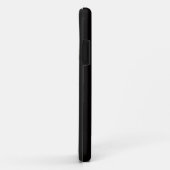 黒ストライプバーコード名 Case-Mate iPhoneケース (裏面/右)