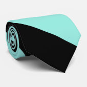 黒ストライプ色パターン{背景色を選択} ネクタイ (ロール)