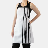 黒ストライプ色 エプロン (インサイチュ)