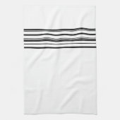 黒ストライプ色 キッチンタオル (縦)