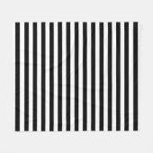 黒ストライプ色 フリースブランケット (正面(横))