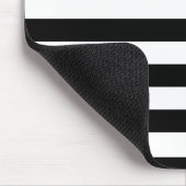 黒ストライプ色 マウスパッド (コーナー)