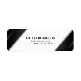 黒ストライプ金ゴールド細線 ラベル