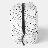 黒ストライプ、白、灰色のパターンまたは水玉模様 ドップキット (右)