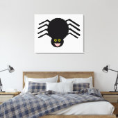 黒スパイダーキャンバス印刷 キャンバスプリント (インサイチュ (寝室))