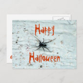 黒スパイダーポストカード ポストカード (正面/裏面)