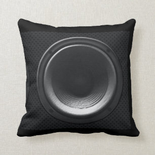黒スピーカー枕 クッション