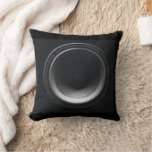 黒スピーカ枕 クッション (ブランケット)