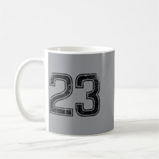 黒スポーツチーム 23番 コーヒーマグカップ