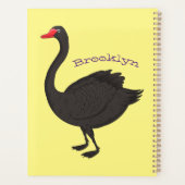 黒スワンの漫画イラスト プランナー手帳 (裏面)