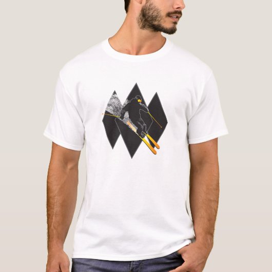 黒ダイヤの男のTシャツ Tシャツ (正面)
