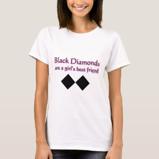 黒ダイヤは女の子の親友です Tシャツ