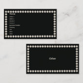 黒ダイヤ-ビジネス 名刺 (正面/裏面)