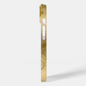 黒ダマエレガントス金ゴールド渦巻き Case-Mate iPhoneケース (裏面 / 左)