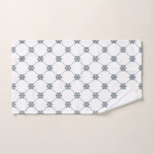 黒ダマスク風呂タオル一式 バスタオルセット (ハンドタオル)