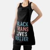 黒トランスジェンダーLGBTQサポートは問題のトランスジェンダー エプロン (インサイチュ)
