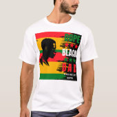 黒ドーピングパパ Tシャツ (正面)