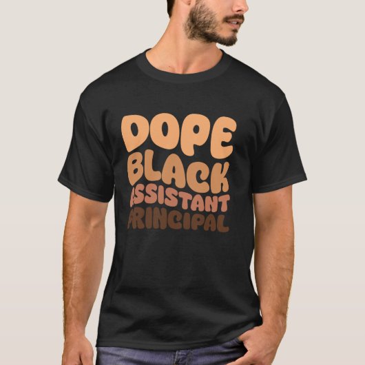 黒ドーピング副校長アフリ誇りを持ったカ・アメリカ Tシャツ (正面)