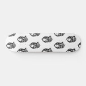 黒ドーピング猿マグ スケートボード (横)