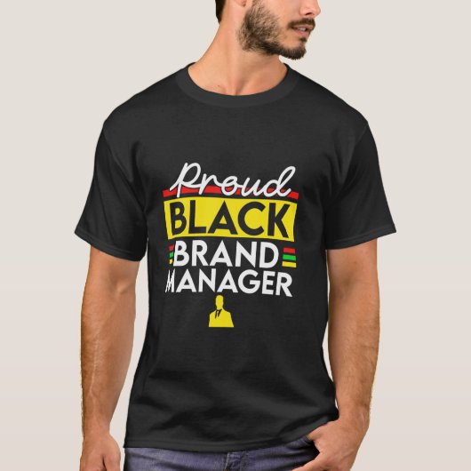 黒ドーピング誇りを持ったブランド・マネージャ黒史の月 Tシャツ (正面)