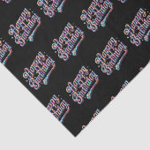 黒ハッピーバースデーダイヤモンド 薄葉紙 (詳細)