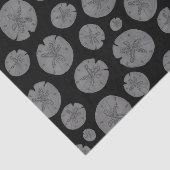 黒ハロウィーンの灰色の砂ドル 薄葉紙 (詳細)