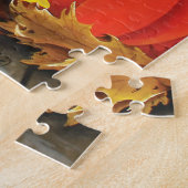 黒ハロウィーン猫 ジグソーパズル (側面)