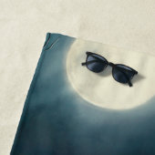 黒ハロウィーン猫 ビーチタオル (インサイチュ)