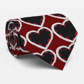 黒ハート ネクタイ (ロール)