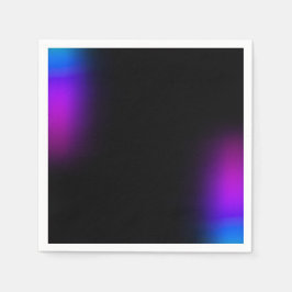 黒バイオレットグラデーショングロー スタンダードカクテルナプキン