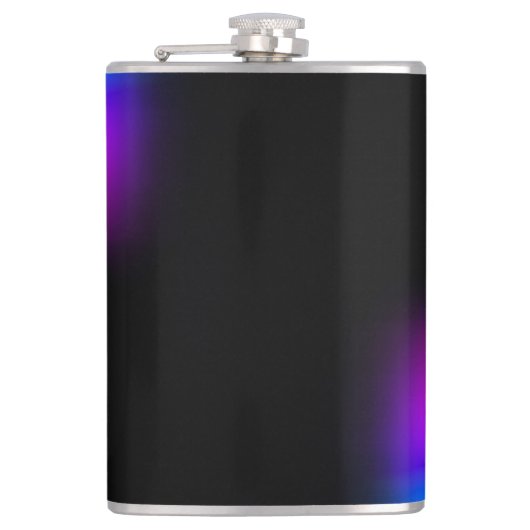黒バイオレットグラデーショングロー フラスク (正面)