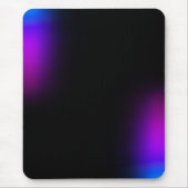 黒バイオレットグラデーショングロー マウスパッド (正面)