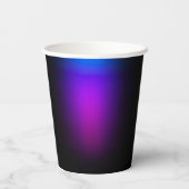 黒バイオレットグラデーショングロー 紙コップ (裏面)