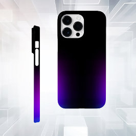 黒バイオレットグラデーショングロー Case-Mate iPhone 14 PRO MAXケース