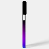 黒バイオレットグラデーショングロー Case-Mate iPhoneケース (裏面 / 右)