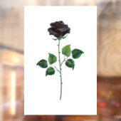 黒バラ花 ウィンドウサイン (シート2)