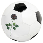 黒バラ花 サッカーボール (3/4)