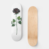 黒バラ花 スケートボード (正面)