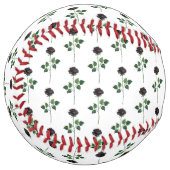 黒バラ花 ソフトボール (正面左)