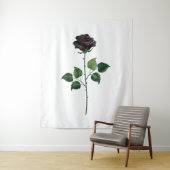 黒バラ花 タペストリー (インサイチュ)