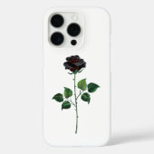 黒バラ花 Case-Mate iPhoneケース (裏面)