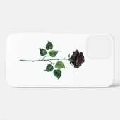 黒バラ花 Case-Mate iPhoneケース (裏面 (横))
