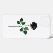 黒バラ花 Case-Mate iPhoneケース (裏面 (横))