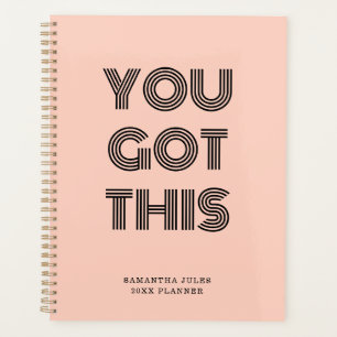 黒パーソナライズされたい得こやる気を起こさせるれ プランナー手帳